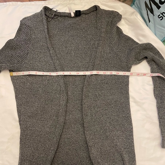 Love by design size XL gray long cardigan - Picture 6 of 9